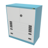 4x 3" + 1x 6" + 1x 12" Drawers / 2x 20" Top Doors