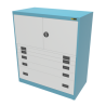 2x 3" + 2x 6" + 1x 12" Drawers / 2x 20" Top Doors
