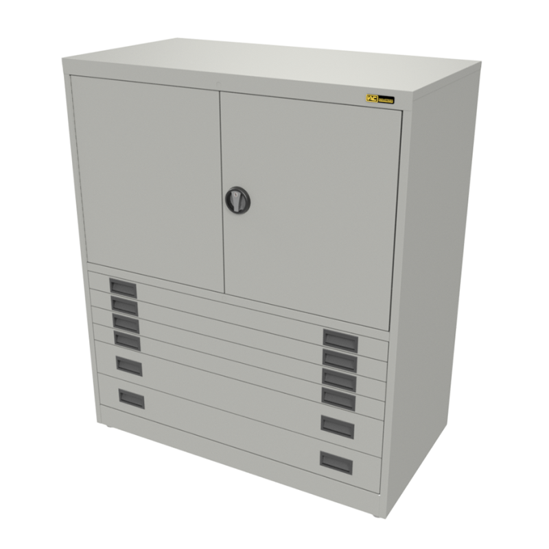 4x 3" + 2x 6" Drawers / 2x 26" Top Doors