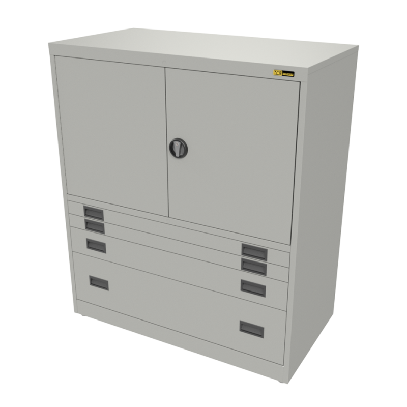 2x 3" + 1x 6" + 1x 12" Drawers / 2x 26" Top Doors