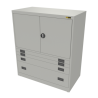 2x 3" + 1x 6" + 1x 12" Drawers / 2x 26" Top Doors