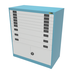 6x 3" + 3x 6" Drawers / 2x...