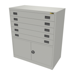 5x 6" Drawers / 2x 20" Bottom Doors
