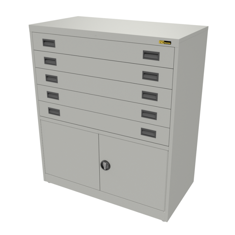 5x 6" Drawers / 2x 20" Bottom Doors