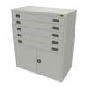 5x 6" Drawers / 2x 20" Bottom Doors