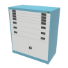 4x 3" + 3x 6" Drawers / 2x 20" Bottom Doors