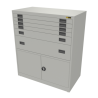 4x 3" + 1x 6" + 1x 12" Drawers / 2x 20" Bottom Doors