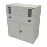 4x 3" + 1x 12" Drawers / 2x 26" Bottom Doors