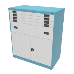 4x 3" + 1x 12" Drawers / 2x...