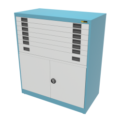 6x 3" + 1x 6" Drawers / 2x...