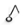 5" Round Green-Lite® LED Magnifiers with Table Edge Clamp