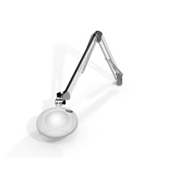7.5" Round Green-Lite® LED Magnifiers with Table Edge Clamp