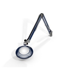7.5" Round Green-Lite® LED Magnifiers with Table Edge Clamp