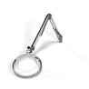 7.5" Round Green-Lite® LED Magnifiers with Table Edge Clamp