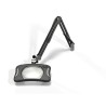 7 x 5.25" Rectangular Green-Lite® LED Magnifiers with Table Edge Clamp