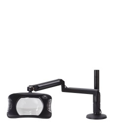7 x 5.25" Rectangular Green-Lite® LED Magnifiers with Ultima™ EPS Internal Spring Arm