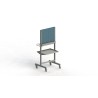 Treston Industrial Multi Cart with middle shelf, bin rails and perforated panels
