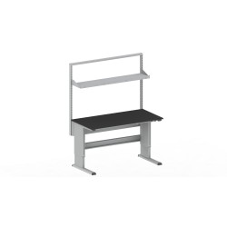 Treston Concept Ergo Manual Lab Tables with Shelves