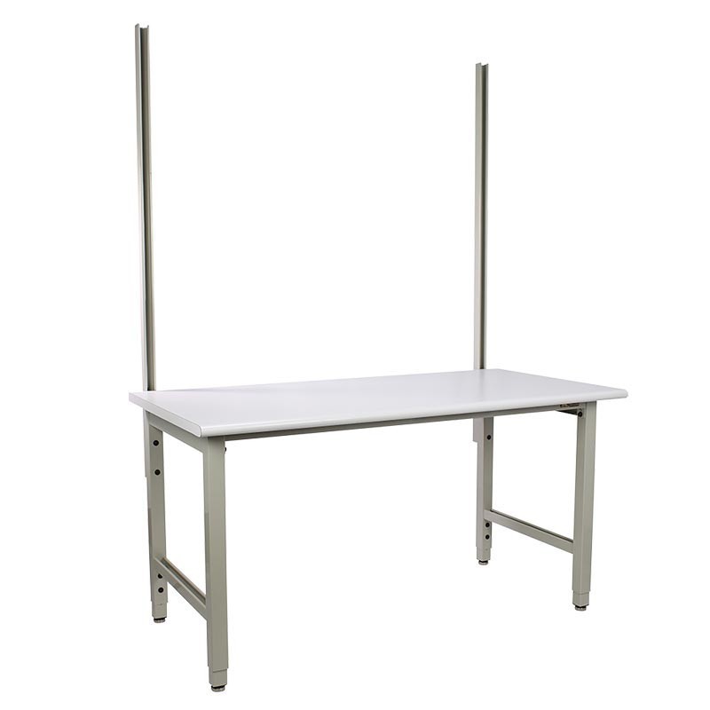 Packing Shipping Table - 30-36”D x 60-72"W x 48"H, 48" uprights,1500 lbs load capacity